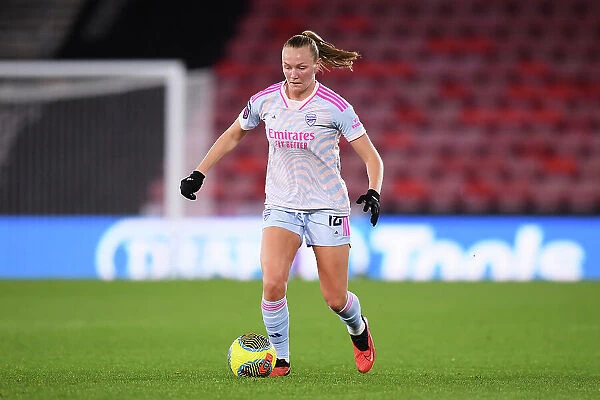 Arsenal Women Battle Southampton at St. Mary's Stadium in Conti Cup Clash (November 2023)