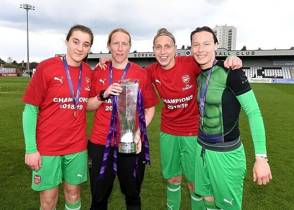 Arsenal Women Celebrate Historic WSL Title: Goalkeepers Lift the Trophy