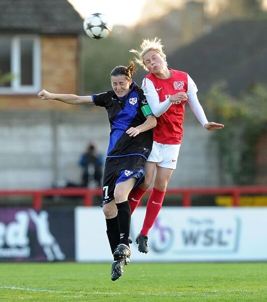 Arsenal Women Crush Rayo Vallecano 5-1 in UEFA Champions League: Gilly Flaherty's Strike Leads Dominant Performance