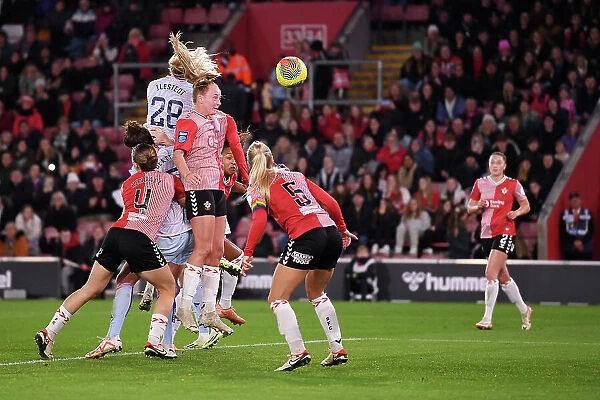 Arsenal Women Triumph Over Southampton Women in FA Continental Tyres League Cup Match: Ilestedt Scores Second Goal