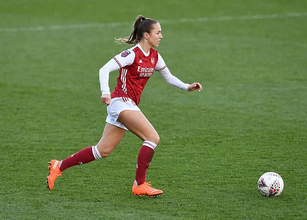 Arsenal Women vs Everton Women: Lia Walti in Action - Barclays FA WSL Clash at Meadow Park (2020-21)
