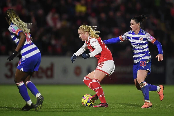 Arsenal Women vs. Reading: Kathrine Kuhl in Action at the FA Women's Super League Match