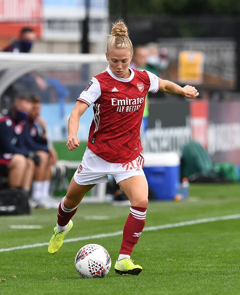 Arsenal Women vs Reading Women: Leonie Maier in Action during the 2020-21 FA WSL Match