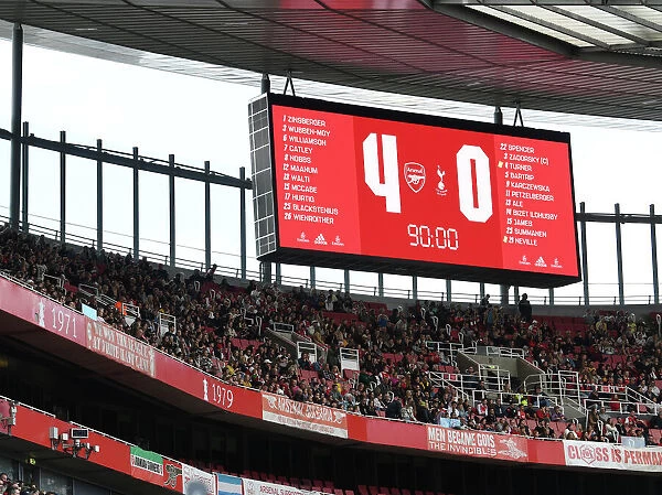 Arsenal Women's FA WSL Triumph: Victory Over Tottenham Hotspur at Emirates Stadium