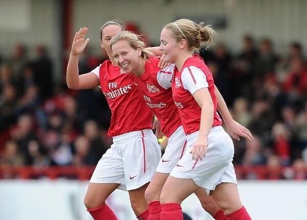 Arsenal Women's Historic Champions League Victory: Jayne Ludlow Scores First Goal in 5-1 Triumph over Rayo Vallecano
