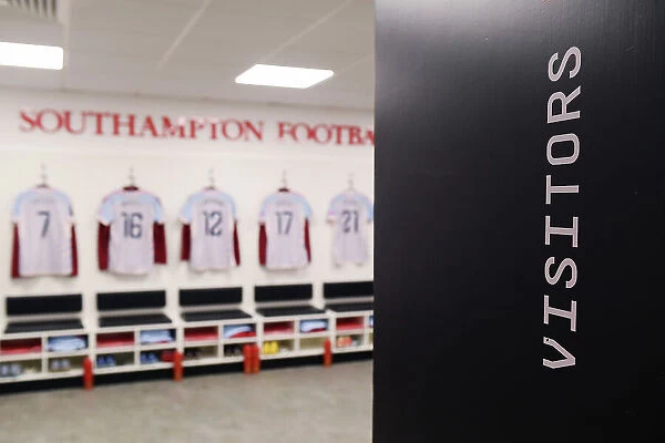 Arsenal Women's Team in the Dressing Room Before Southampton Clash - FA Women's Continental Tyres League Cup 2023-24