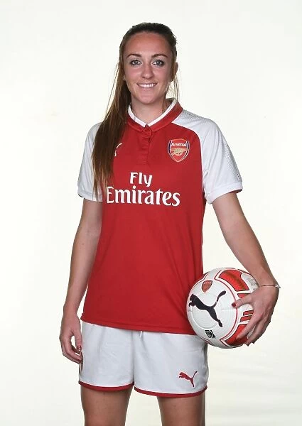 Arsenal Women's Team: Lisa Evans at 2017 Photocall