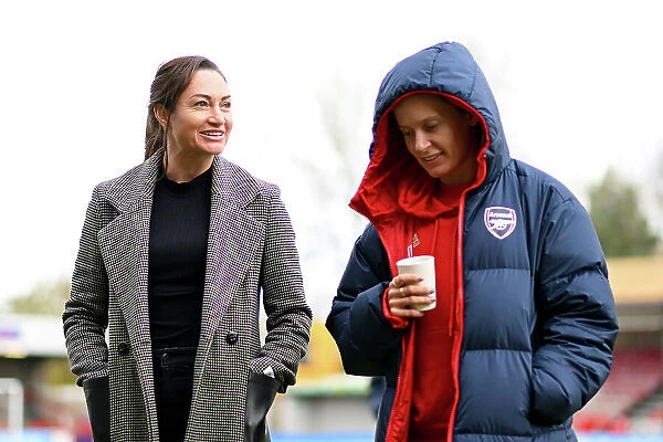 Arsenal Women's Team Pre-Match Discussion with Jodie Taylor at Brighton & Hove Albion (2023-24)