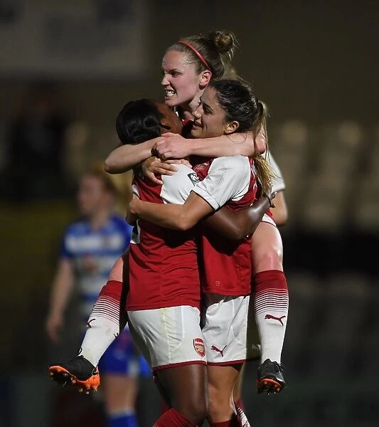 Arsenal Women's Triumph: Van de Donk, Carter, and Little Celebrate Goals Against Reading