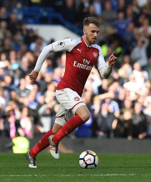 Arsenal's Aaron Ramsey Faces Off Against Chelsea in Intense Premier League Clash, 2017-18