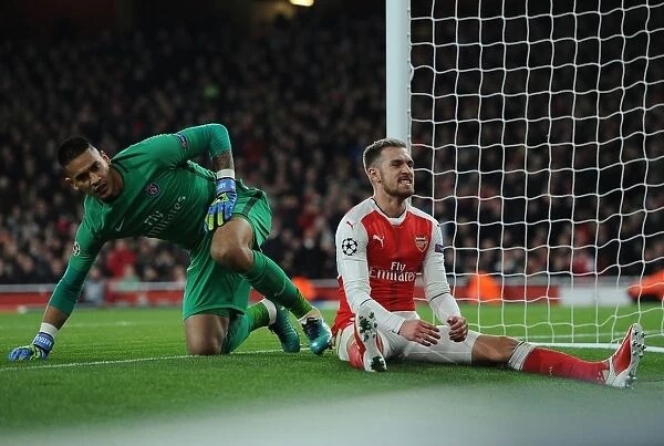 Arsenal's Aaron Ramsey Fumes as Paris Saint-Germain Holds the Upper Hand