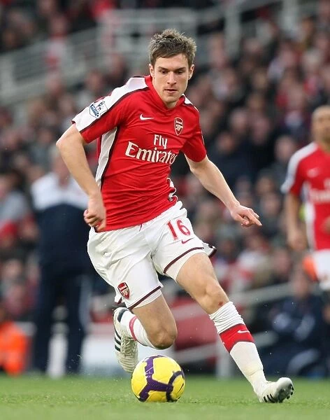 Arsenal's Aaron Ramsey Scores in 2:0 Victory over Sunderland in Barclays Premier League
