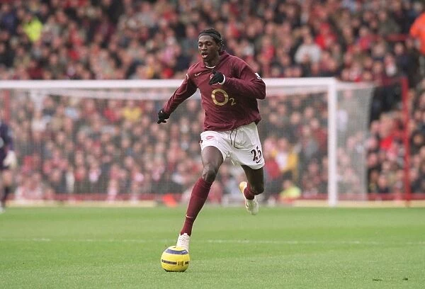 Arsenal's Adebayor Scores Dramatic Goal vs Bolton Wanderers at Highbury, 2006 FA Premiership