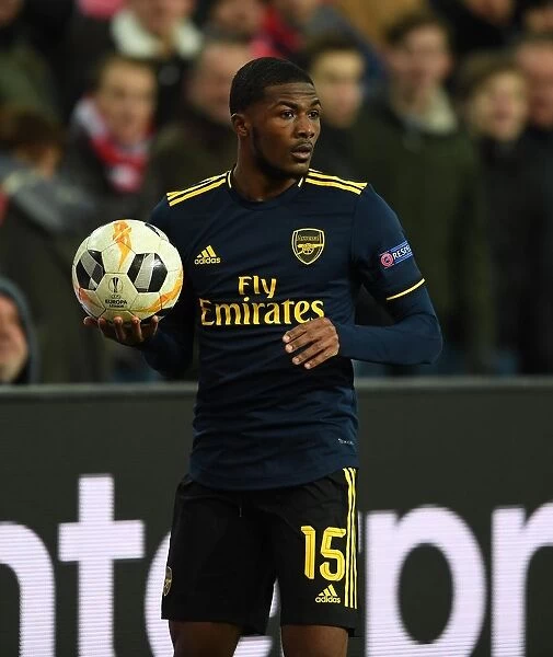 Arsenal's Ainsley Maitland-Niles in UEFA Europa League Action against Standard Liege (December 2019)