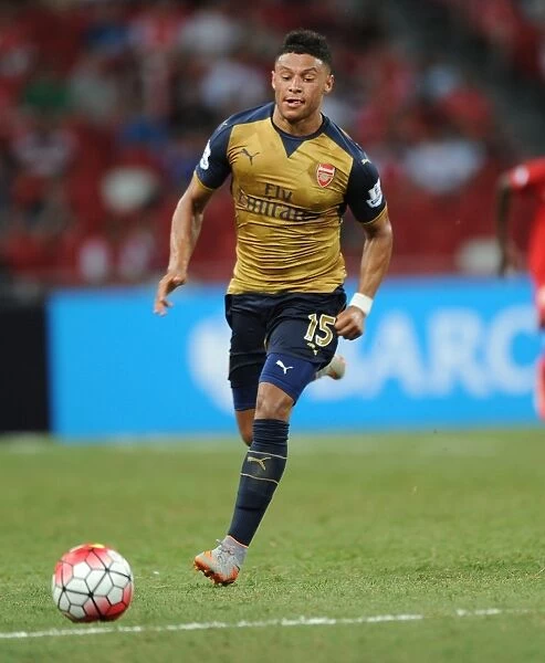 Arsenal's Alex Oxlade-Chamberlain in Action at Singapore Asia Trophy