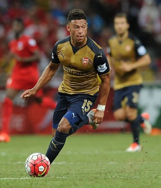 Arsenal's Alex Oxlade-Chamberlain in Action at the Barclays Asia Trophy