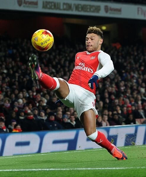Arsenal's Alex Oxlade-Chamberlain in EFL Cup Action Against Southampton
