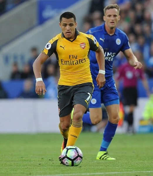 Arsenal's Alexis Sanchez Goes Head-to-Head with Leicester City in Premier League Showdown (2016-17)