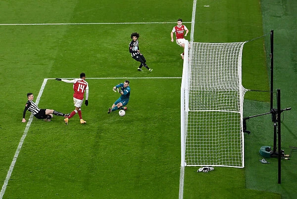 Arsenal's Aubameyang Scores Second Goal vs. Newcastle United in FA Cup Third Round