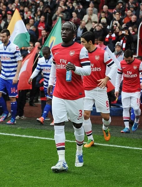 Arsenal's Bacary Sagna in Action: Arsenal vs. Queens Park Rangers, Premier League 2012-13
