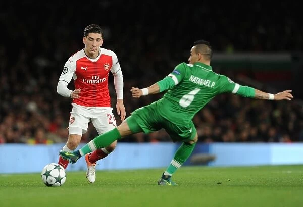 Arsenal's Bellerin Clashes with Natanael in Champions League Showdown