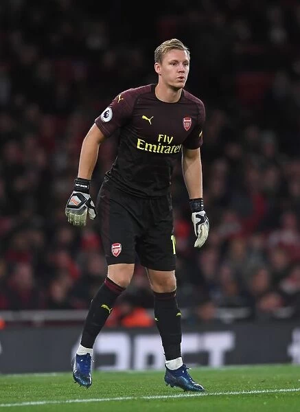 Arsenal's Bernd Leno in Action: 3-1 Win Over Leicester City, Premier League, Emirates Stadium