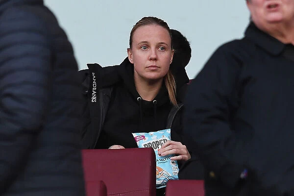 Arsenal's Beth Mead Watches from the Stands: Arsenal FC vs Southampton FC, Premier League 2022-23