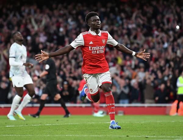 Arsenal's Bukayo Saka Scores Third Goal: Arsenal FC 3- Liverpool FC, Premier League 2022-23