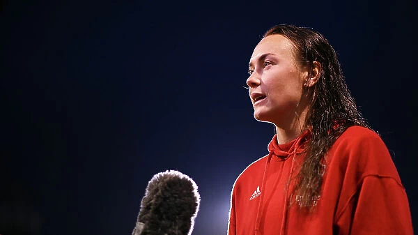 Arsenal's Caitlin Foord Interviewed After Brighton & Hove Albion vs Arsenal FC in Barclays Women's Super League (November 2023)