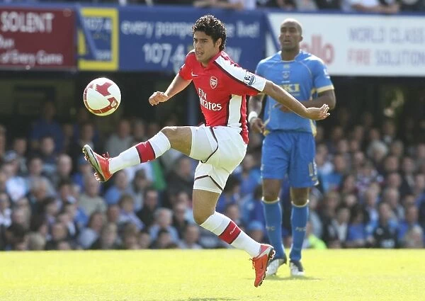 Arsenal's Carlos Vela Shines: 4-0 Crush of Portsmouth in the Barclays Premier League