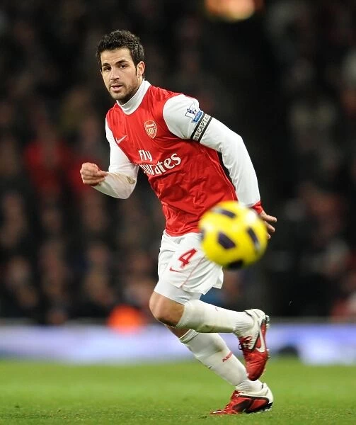 Arsenal's Cesc Fabregas Scores in 3-1 Victory over Chelsea in Barclays Premier League at Emirates Stadium (December 27, 2010)