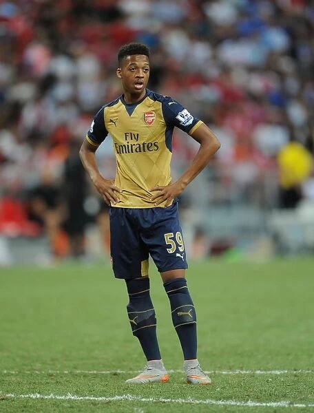 Arsenal's Chris Willock in Action at 2015 Barclays Asia Trophy