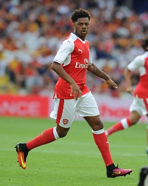 Arsenal's Chuba Akpom in Action during Lens Pre-Season Friendly, 2016