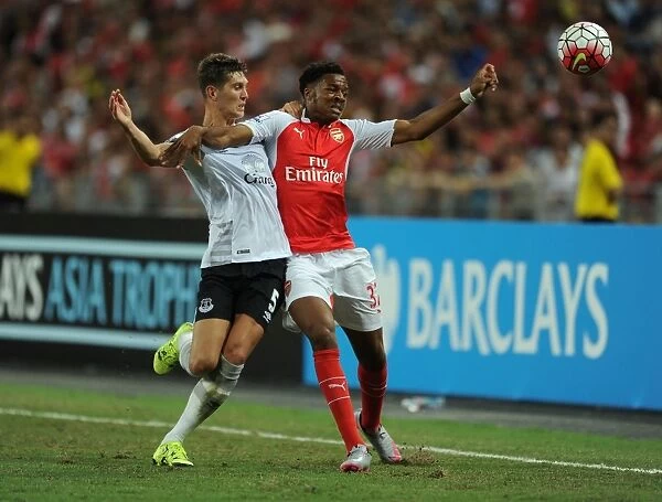 Arsenal's Chuba Akpom vs. Everton's John Stones: A Battle in the Barclays Asia Trophy