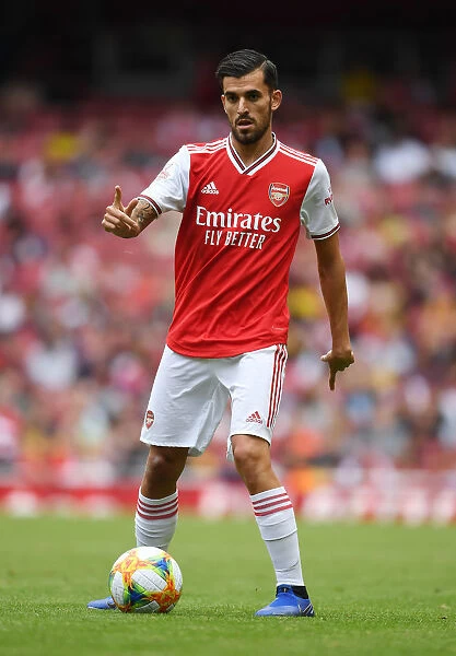Arsenal's Dani Ceballos in Action at the Emirates Cup 2019