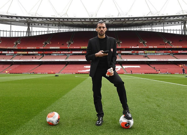 Arsenal's Dani Ceballos Prepares for Arsenal v West Ham United, Premier League 2019-20