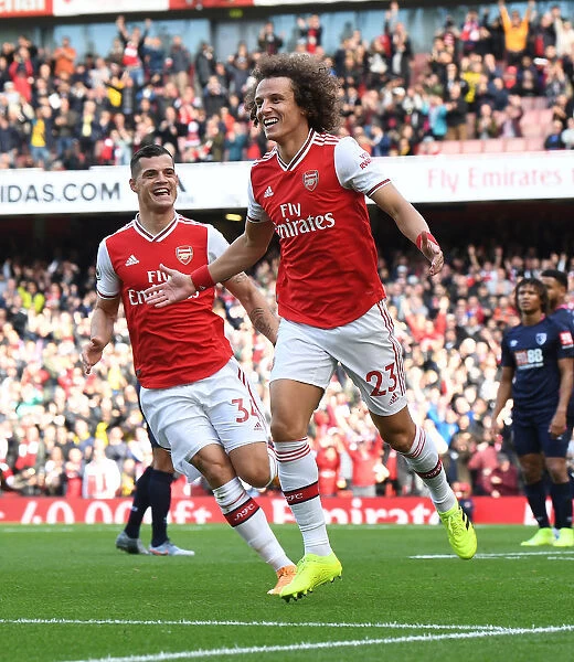Arsenal's David Luiz Scores the Winner: Arsenal FC vs AFC Bournemouth, Premier League 2019-20