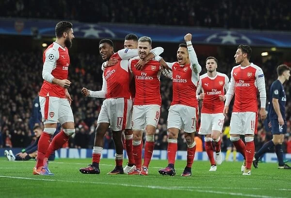 Arsenal's Double Strike: Triumphing Over Paris Saint-Germain in the 2016-17 Champions League