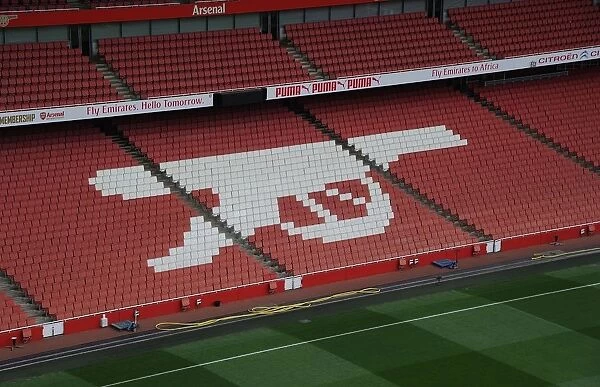 Arsenal's East Stand at Emirates Stadium - Before the Arsenal vs Crystal Palace Match (2014 / 15)