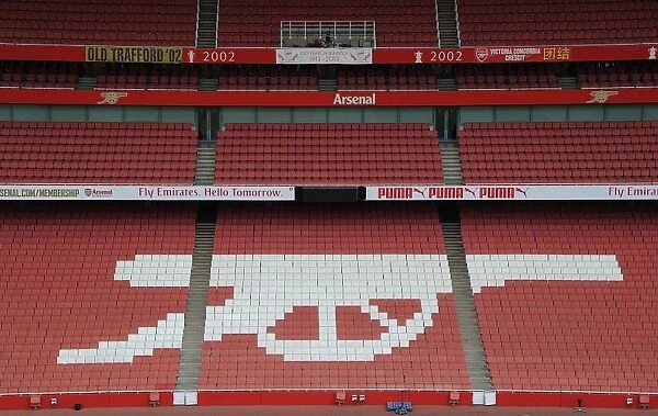 Arsenal's East Stand at Emirates Stadium Before Arsenal vs Crystal Palace (2014 / 15)
