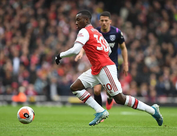 Arsenal's Eddie Nketiah Goes Head-to-Head with West Ham in Intense Premier League Showdown