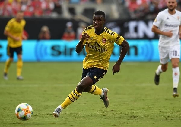 Arsenal's Eddie Nketiah Shines in 2019 International Champions Cup: Arsenal vs. ACF Fiorentina
