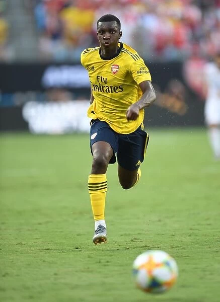 Arsenal's Eddie Nketiah Stands Out in Arsenal's 2019 International Champions Cup Victory over ACF Fiorentina
