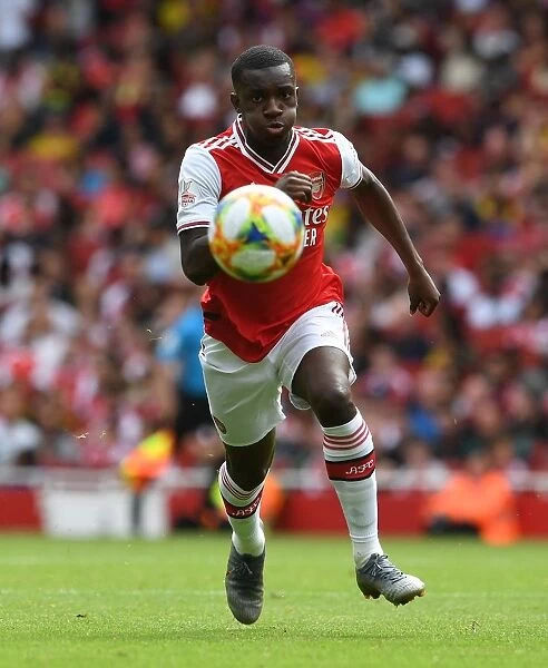 Arsenal's Eddie Nketiah Stars in Emirates Cup Victory over Olympique Lyonnais