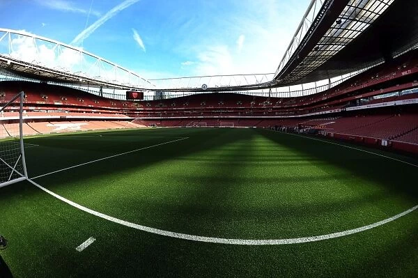Arsenal's Emirates Stadium: Prepared for Premier League Battle Against Swansea City (2014 / 15)