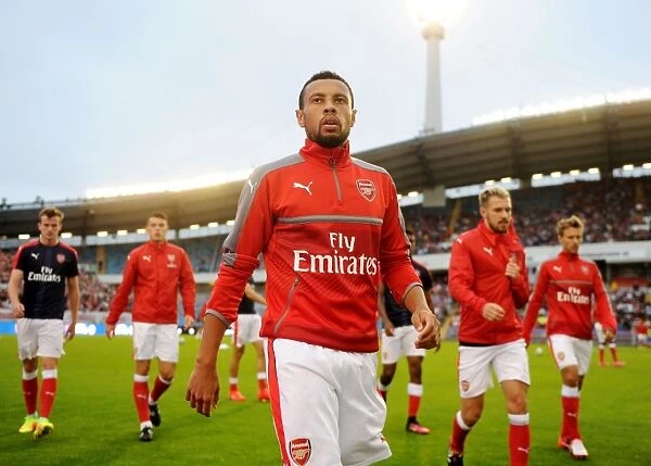 Arsenal's Francis Coquelin Gears Up for Arsenal vs. Manchester City Clash in Gothenburg (2016-17)