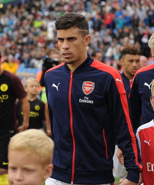 Arsenal's Gabriel Faces Off Against Manchester City in 2016 Pre-Season Clash