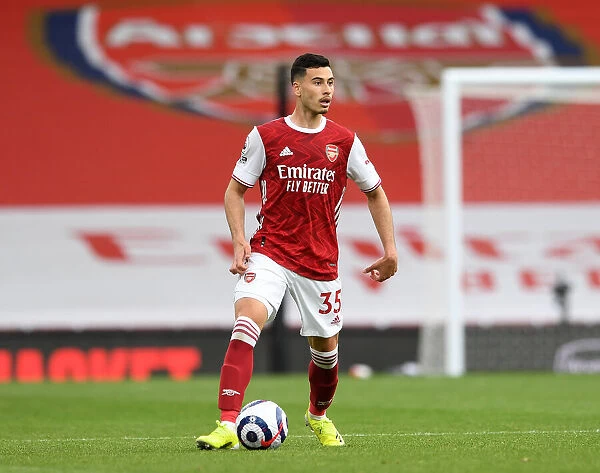 Arsenal's Gabriel Martinelli in Action against West Bromwich Albion (2020-21)