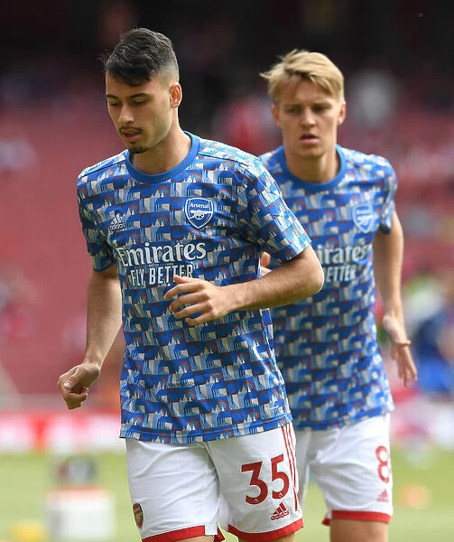 Arsenal's Gabriel Martinelli Gears Up: Arsenal v Everton, Premier League 2021-22
