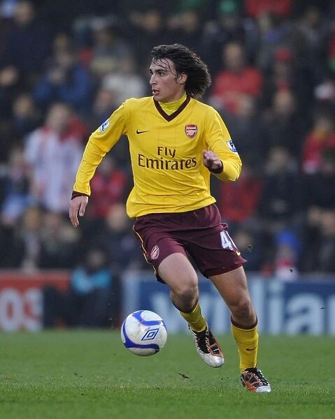 Arsenal's Ignasi Miquel Faces Off in FA Cup Battle: Arsenal vs. Leyton Orient (2011)